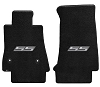 2016-2023 Camaro 6th Gen Lloyd Floor Mats Silver SS Logo